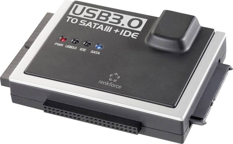 Átalakító USB 3.0-ról IDE+SATA-ra, Renkforce ár, eladó | Conrad Electronic