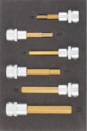 Hazet Dugókulcs bit betét készlet 3/8 (10 mm) 6 részes 163-302/6