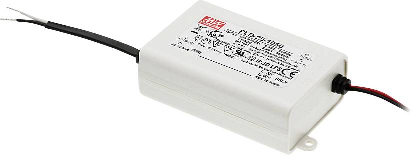 MEAN WELL PLD-25-1400 LED meghajtó Állandó áramú 25 W 1.4 A 12 - 18 V/DC Fényerő-szabályozó nélkül 1 db
