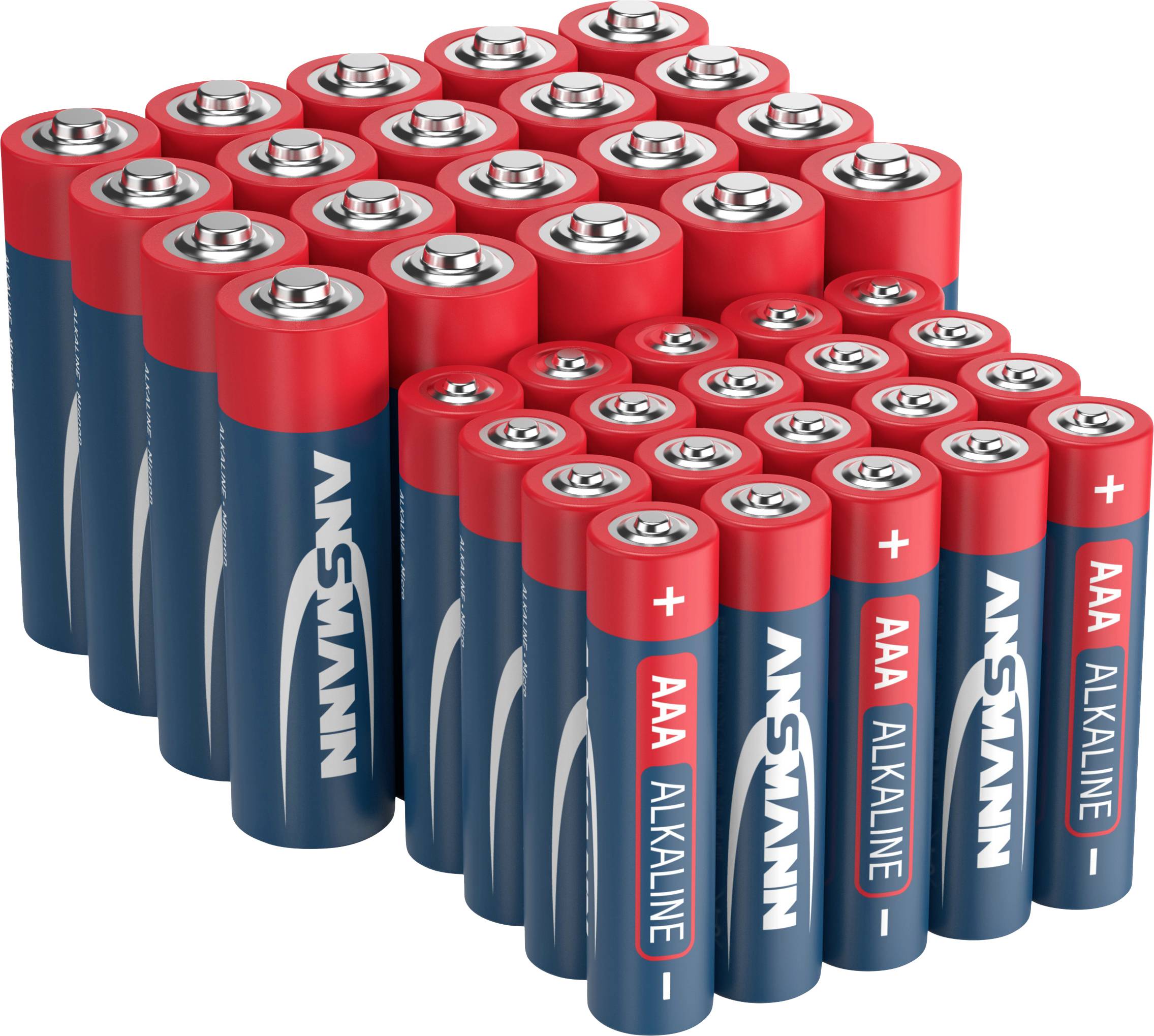 Alkáli elemkészlet 20xAAA, 20xAA, Ansmann