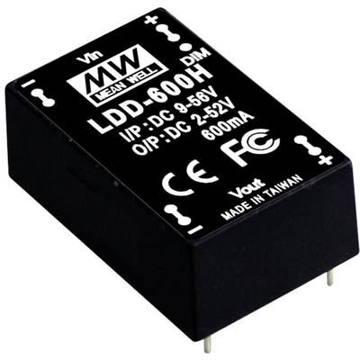 Mean Well LDD-1000H LED meghajtó  Állandó áramú 52 W 1 A 2 - 52 V/DC Dimmelhető 1 db