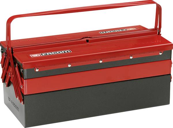 Facom BT.11GPB  Szerszámos láda tartalom nélkül Acél Piros, Fekete