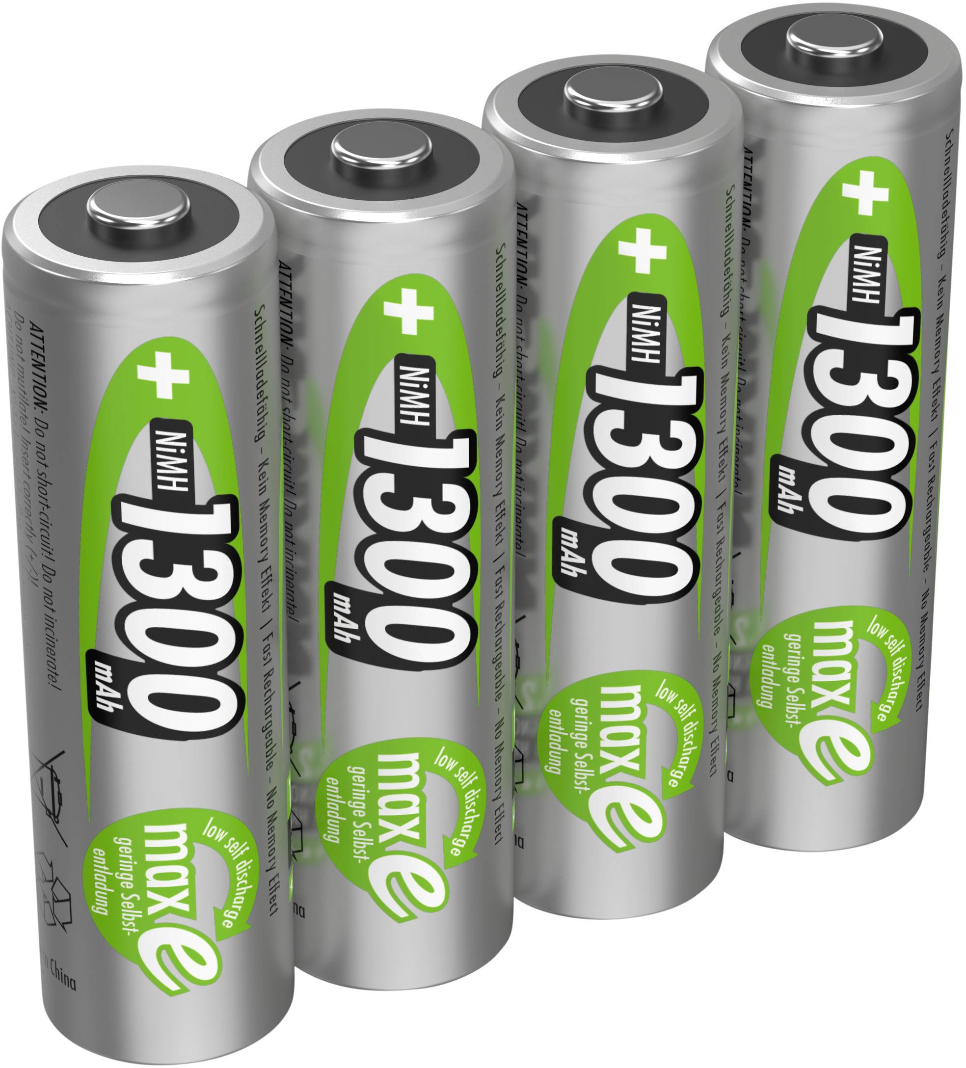 Ceruza akku AA, NiMH, 1,2V 1300 mAh, 4 db, Ansmann maxE LR06, AA, LR6, AAB4E, AM3, 815, E91, LR6N