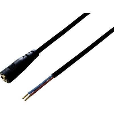 BKL Electronic 072060 Kisfeszültségű csatlakozóvezeték Kisfeszültségű alj - Kábel, nyitott végekkel 5.5 mm 2.1 mm   2.50