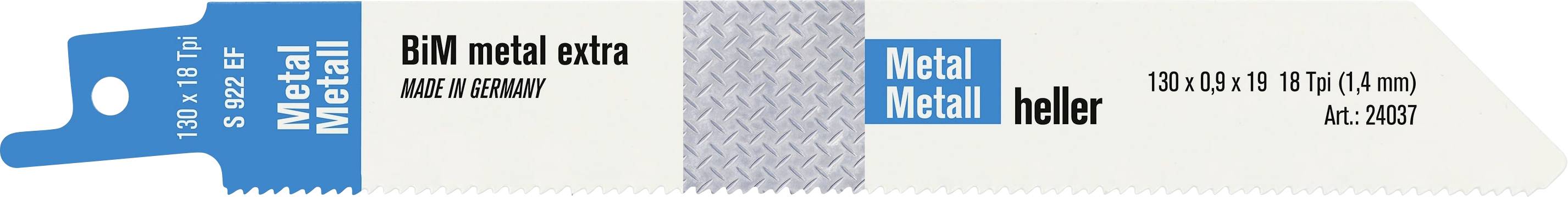 Heller 24037 6 Szablyafűrészlap 4040 Fűrészlap hossz 130 mm 1 db