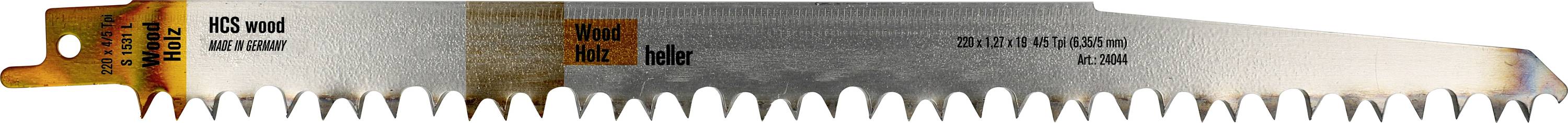 Heller 24044 4 Szablyafűrészlap 4040 Fűrészlap hossz 220 mm 1 db