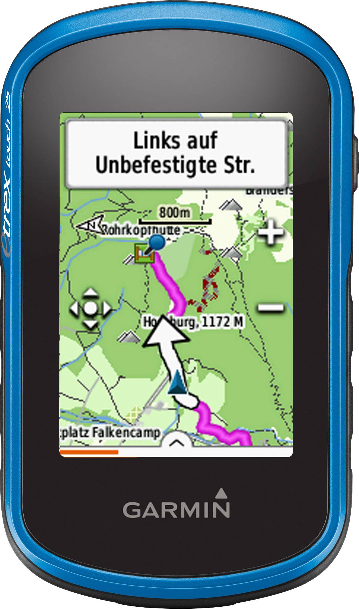 Garmin eTrex® Touch 25 Kültéri navigáció Kerékpár, Geocaching, Kirándulás Európa GLONASS, GPS, Topográfiai térképekkel, Fröccsenő víz ellen védett