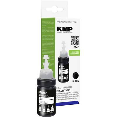 KMP Utántöltő tinta helyettesíti Epson T6641 Kompatibilis Fekete 70 ml E162 1629,0001