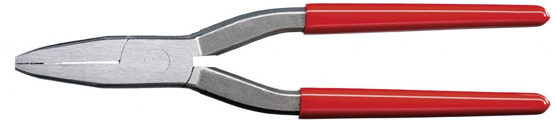 Egy piros fogóval ellátott kombinált fogó, amelyet elsősorban tárgyak megfogására és rögzítésére használnak.