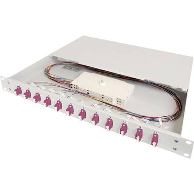 12 portos patchpanel LC 1 ME, Digitus DN-96331-4 LWL