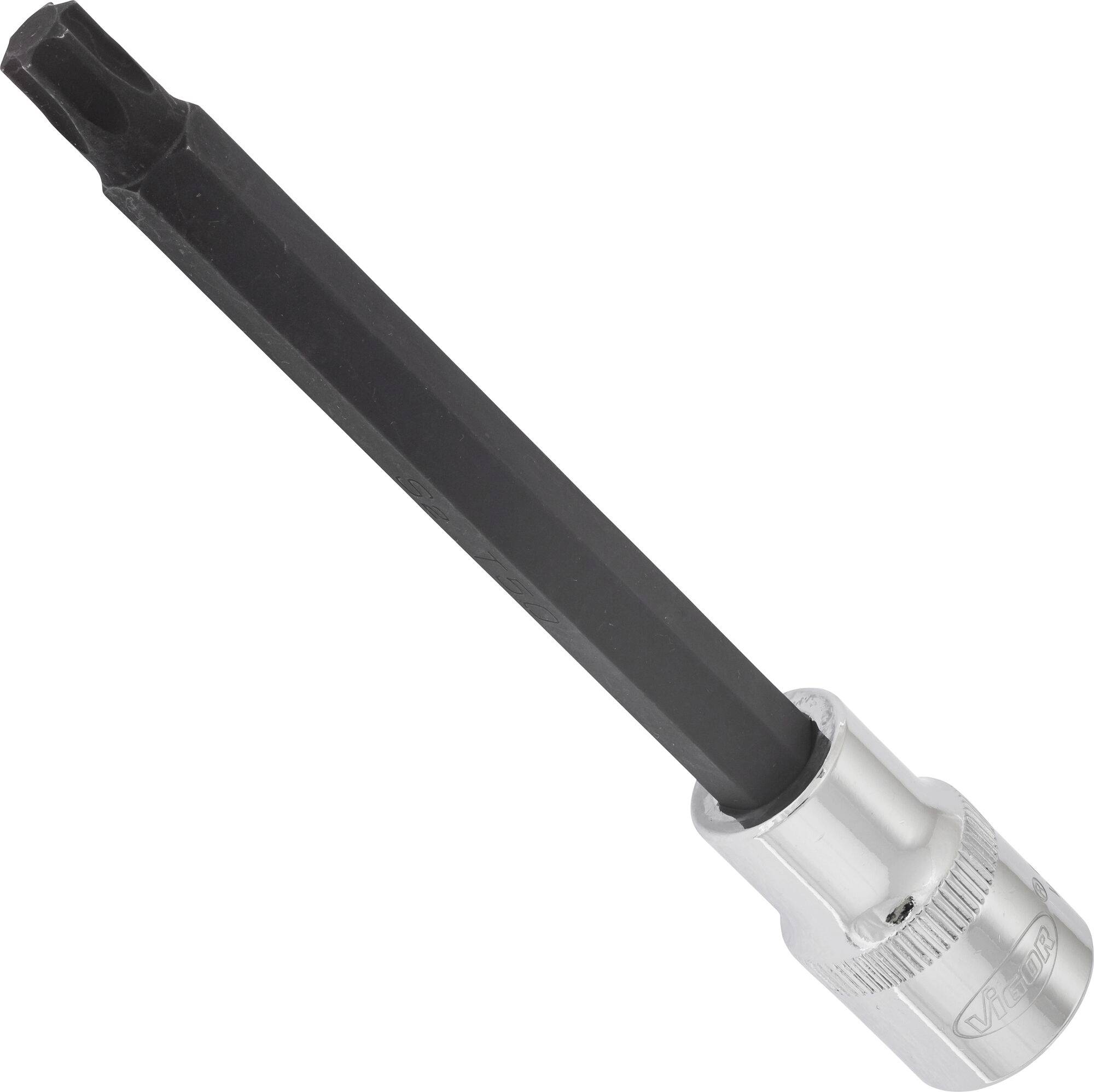 Vigor V2173 Belső kerek hatlap (TX) Dugókulcs bit betét T 40 1/2 (12,5 mm)