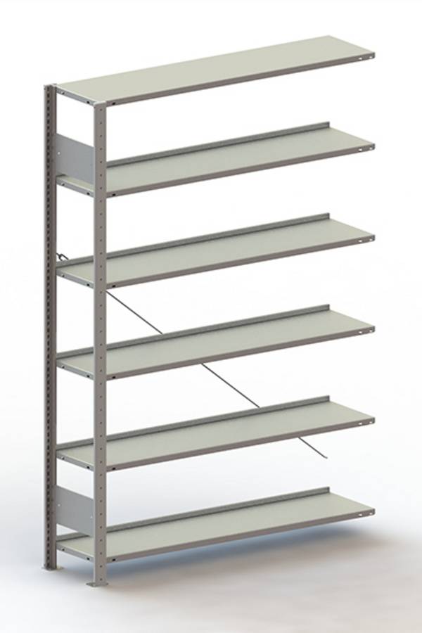META Regalbau 178466 Aktapolc ráépíthető modul (Sz x Ma x Mé) 1256 x 1850 x 336 mm Acél Cinkezett Ónozott Fém padló