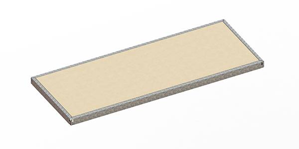 META Regalbau 81211H Polc (Sz x Mé) 2000 mm x 800 mm Fa Fa Fa padló 1 db