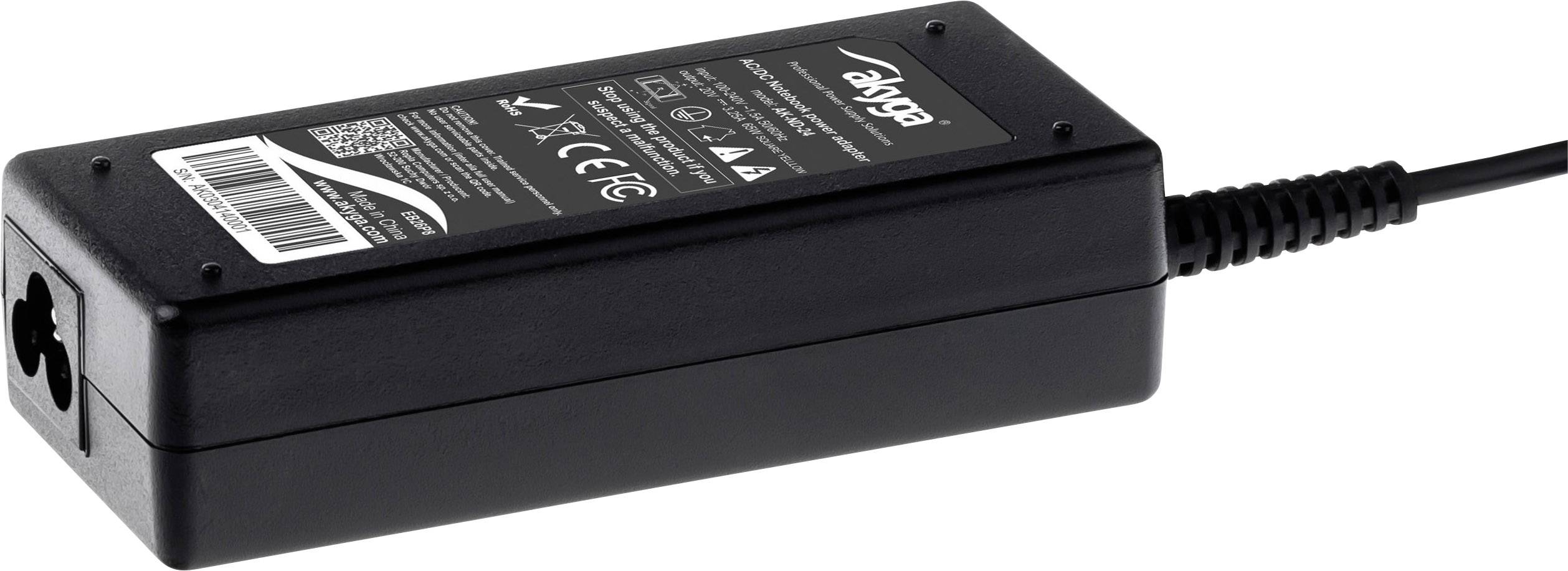 Akyga AK-ND-24 Notebook tápegység 65 W 20 V 3.25 A