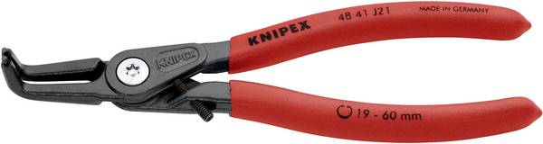 Knipex 48 41 J21 Seeger gyűrű fogó Alkalmas Belső csapágygyűrűk 16-60 mm  Hegy forma Hajlított, 90°