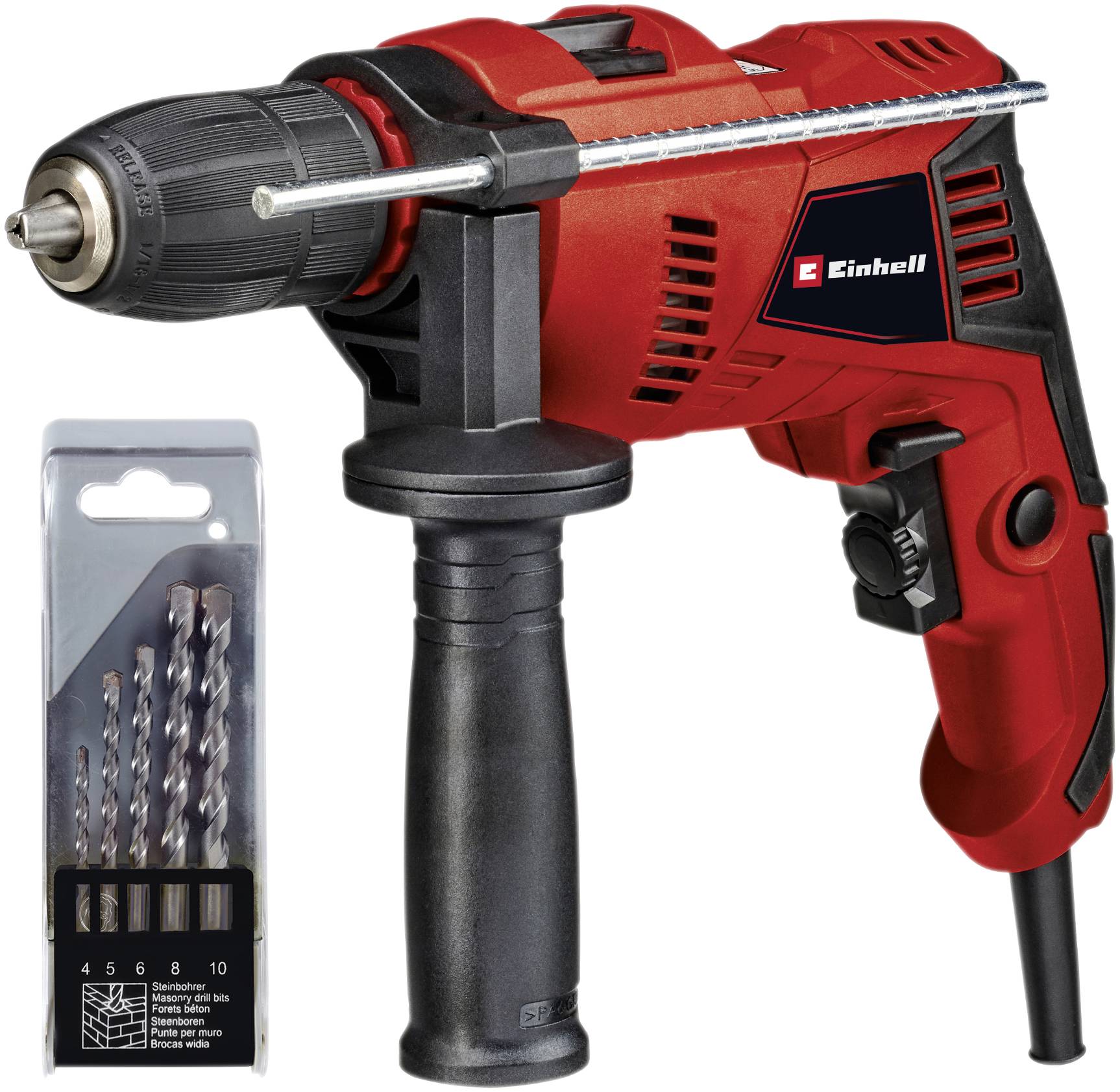 Einhell TE-ID 500 E 1 sebességfokozat-Ütvefúrógép 550 W