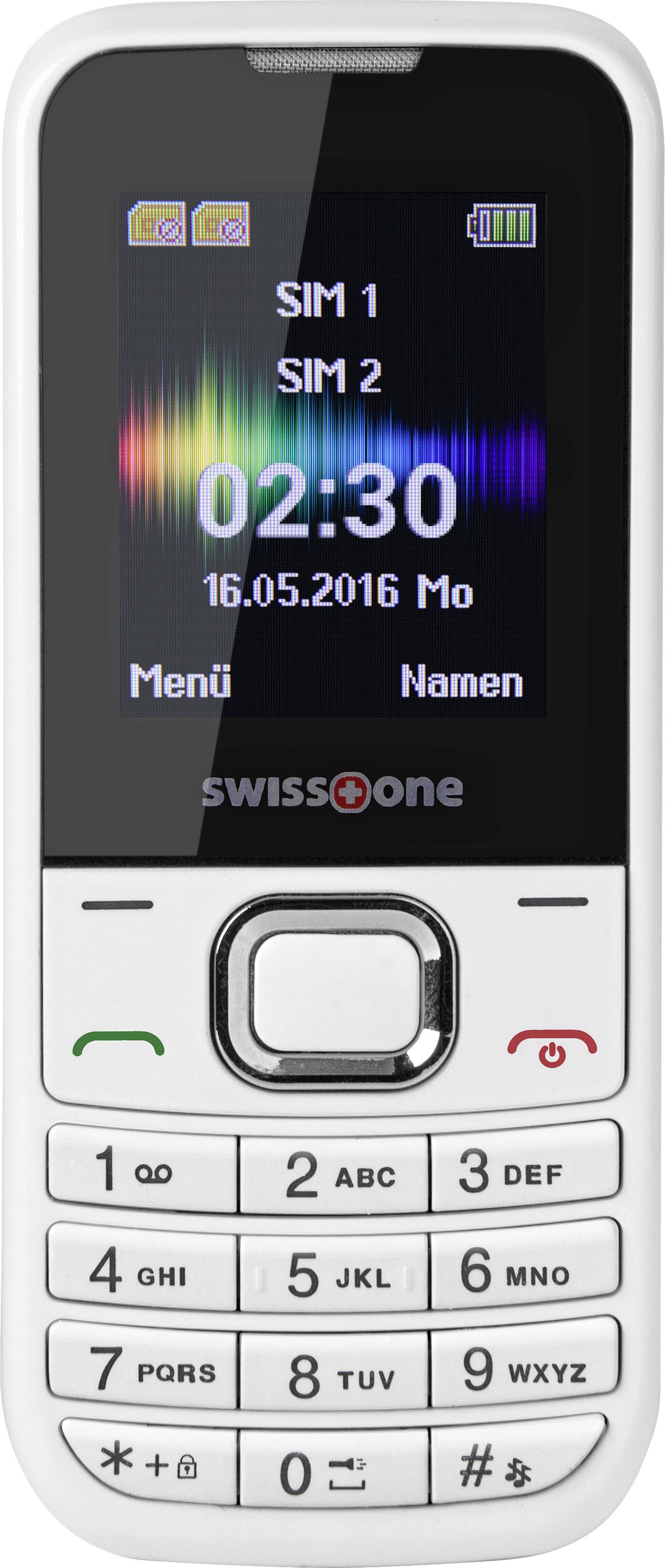swisstone SC 230 Dual SIM mobiltelefon Fehér