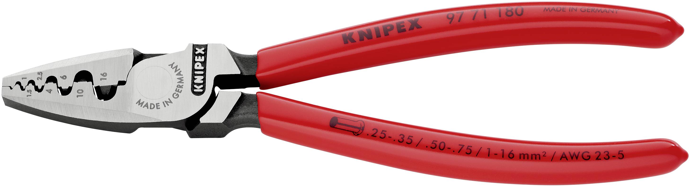 Knipex Knipex-Werk 97 71 180 SB Krimpelőfogó 1 db