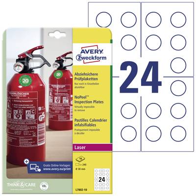 Avery-Zweckform L7802-10 Fehér 240 db