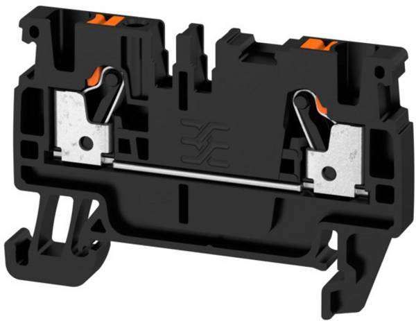 Weidmüller 1521980000 Átmenő kapocs 5.1 mm Rugó  Fekete 100 db