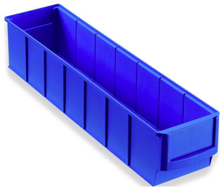 Nyitott tárolódoboz 91 x 400 x 81 mm, kék, Allit 456540