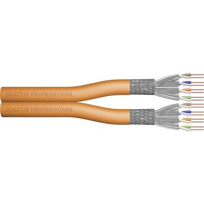 Digitus DK-1743-VH-D Hálózati kábel CAT 7 S/FTP 4 x 2 x 0.57 mm Narancs méteráru