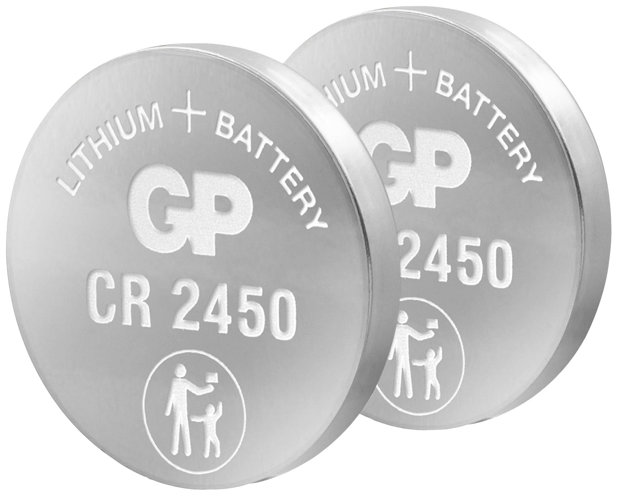 GP Gombelem CR 2450 3 V 2 db 600 mAh Lítium GPCR2450STD442C2