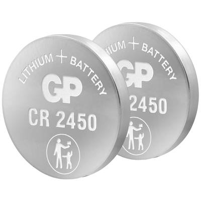GP Batteries Gombelem CR 2450 3 V 2 db 600 mAh Lítium GPCR2450STD442C2