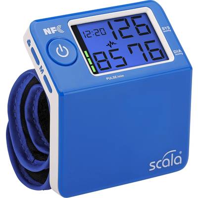 Csuklós vérnyomásmérő, Scala SC7400 kék 02484