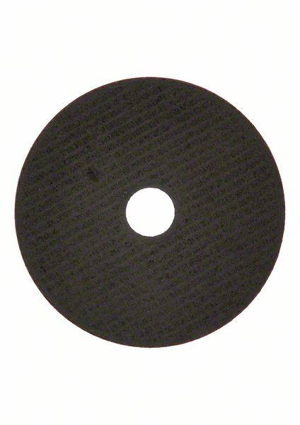 Fekete csiszolótárcsa középső furattal, fehér háttér előtt. Anyagok, például fémek csiszolására használják.