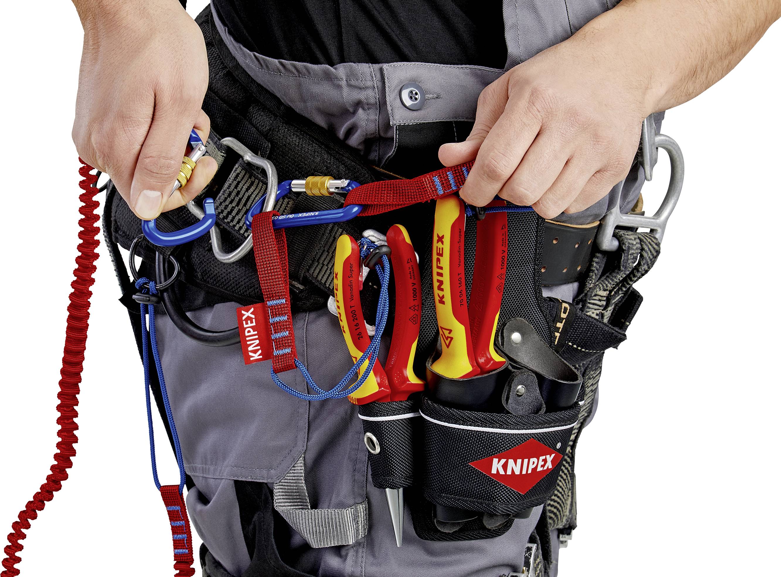 Knipex 00 50 03 T BK Szerszámrögzítő anyagú karabiner