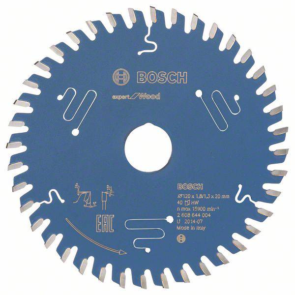 Bosch Accessories Expert for Wood 2608644004 Körfűrészlap 120 x 20 x 1.3 mm Fogak száma (collonként): 40 1 db