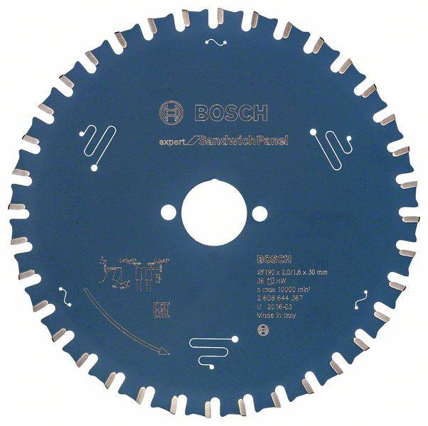 Bosch Accessories Expert for Sandwich Panel 2608644367 Körfűrészlap 190 x 30 x 1.6 mm Fogak száma (collonként): 36 1 db