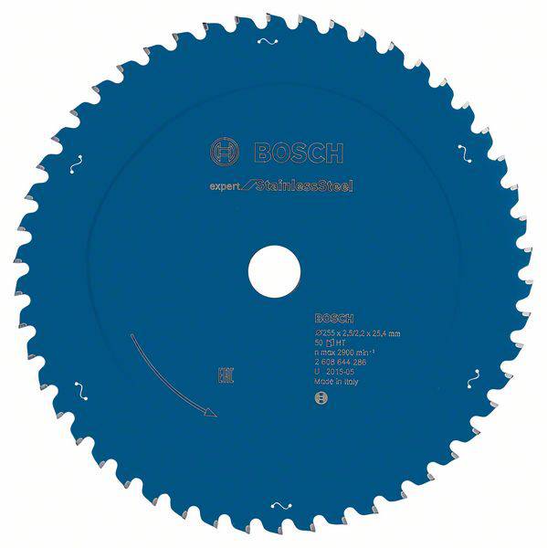 Bosch Accessories Expert for Stainless Steel 2608644286 Körfűrészlap 255 x 25.4 x 2.2 mm Fogak száma (collonként): 50 1 db