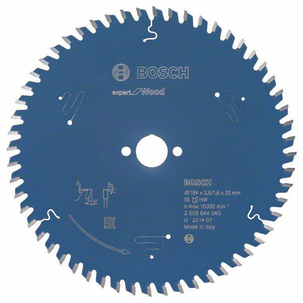 Bosch Accessories Expert for Wood 2608644040 Körfűrészlap 184 x 20 x 1.6 mm Fogak száma (collonként): 56 1 db