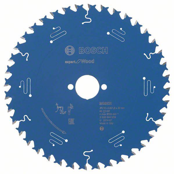 Bosch Accessories Expert for Wood 2608644059 Körfűrészlap 210 x 30 x 1.8 mm Fogak száma (collonként): 40 1 db