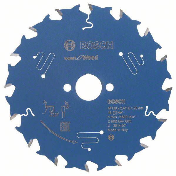 Bosch Accessories Expert for Wood 2608644005 Körfűrészlap 130 x 20 x 1.6 mm Fogak száma (collonként): 16 1 db