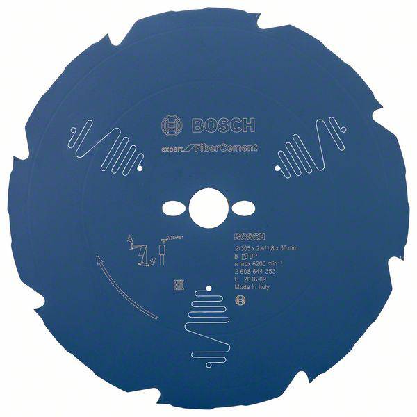 Bosch Accessories Expert for Fiber Cement 2608644353 Körfűrészlap 305 x 30 x 1.8 mm Fogak száma (collonként): 8 1 db