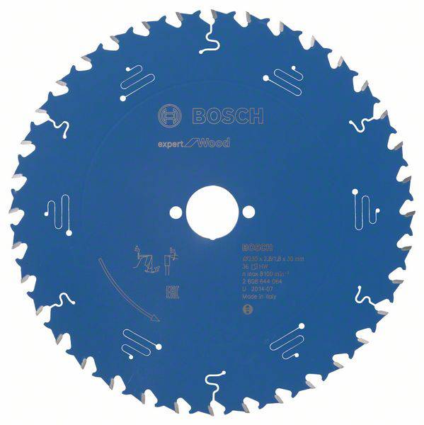 Bosch Accessories Expert for Wood 2608644064 Körfűrészlap 235 x 30 x 1.8 mm Fogak száma (collonként): 36 1 db