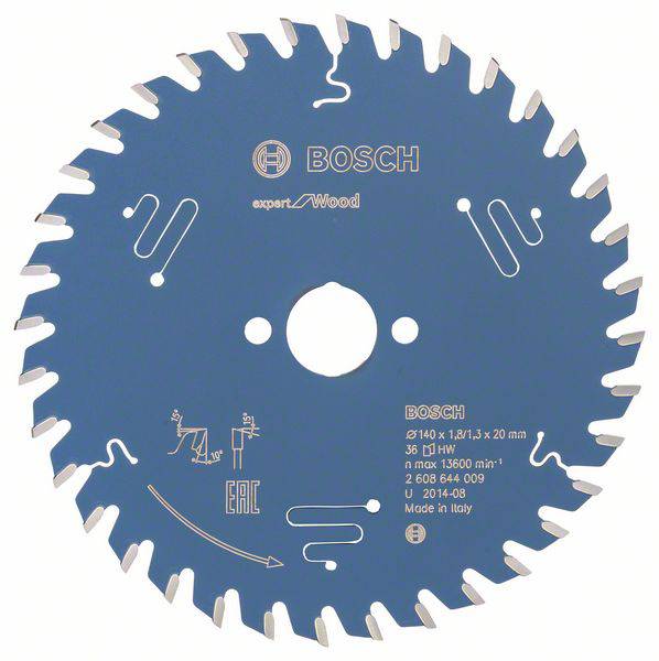 Bosch Accessories Expert for Wood 2608644009 Körfűrészlap 140 x 20 x 1.3 mm Fogak száma (collonként): 36 1 db