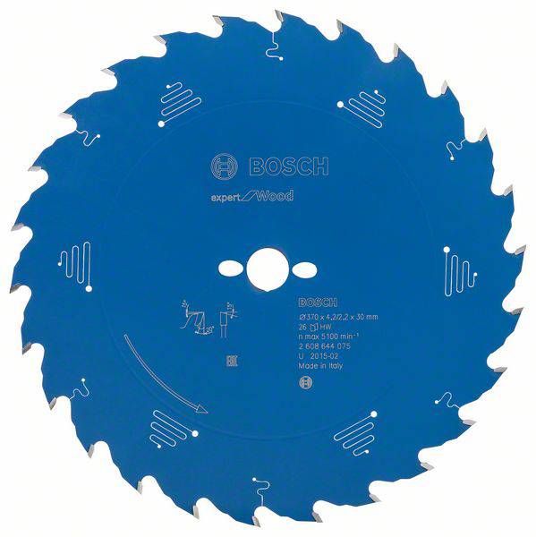 Bosch Accessories Expert for Wood 2608644075 Körfűrészlap 370 x 30 x 2.2 mm Fogak száma (collonként): 26 1 db