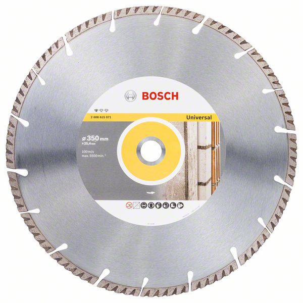 Bosch Accessories 2608615071 Standard for Universal Speed Gyémánt bevonatú vágótárcsa Ø 350 mm Furat átmérő 25.40 mm 1 db