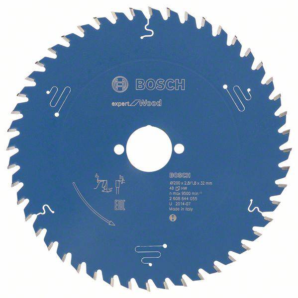 Bosch Accessories Expert for Wood 2608644055 Körfűrészlap 200 x 32 x 1.8 mm Fogak száma (collonként): 48 1 db