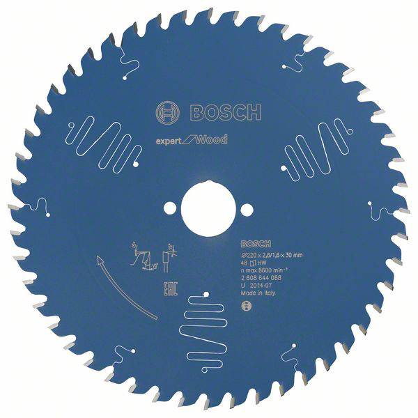 Bosch Accessories Expert for Wood 2608644088 Körfűrészlap 220 x 30 x 1.6 mm Fogak száma (collonként): 48 1 db