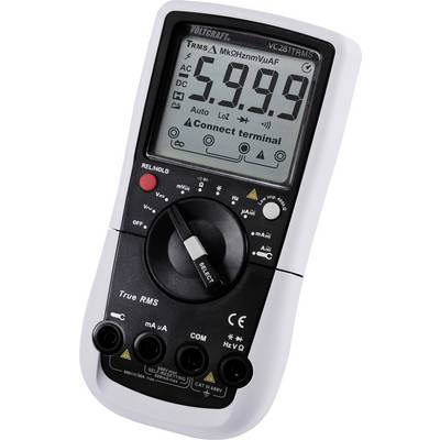 Digitális kézi multiméter lakatfogó adapterrel CAT III 600 V kijelző (digitek): 6000 VOLTCRAFT VC281-5