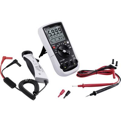 Digitális kézi multiméter lakatfogó adapterrel CAT III 600 V kijelző (digitek): 6000 VOLTCRAFT VC281-7