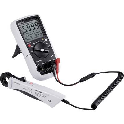 Digitális kézi multiméter lakatfogó adapterrel CAT III 600 V kijelző (digitek): 6000 VOLTCRAFT VC281-9