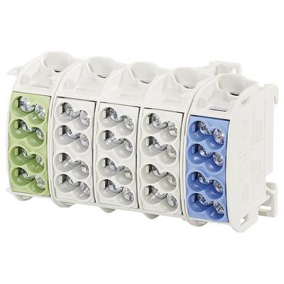 Hensel 2600137 Fővezeték elágaztató kapocs 3 színű 5 pólusú Vezeték típus = L, N, PE