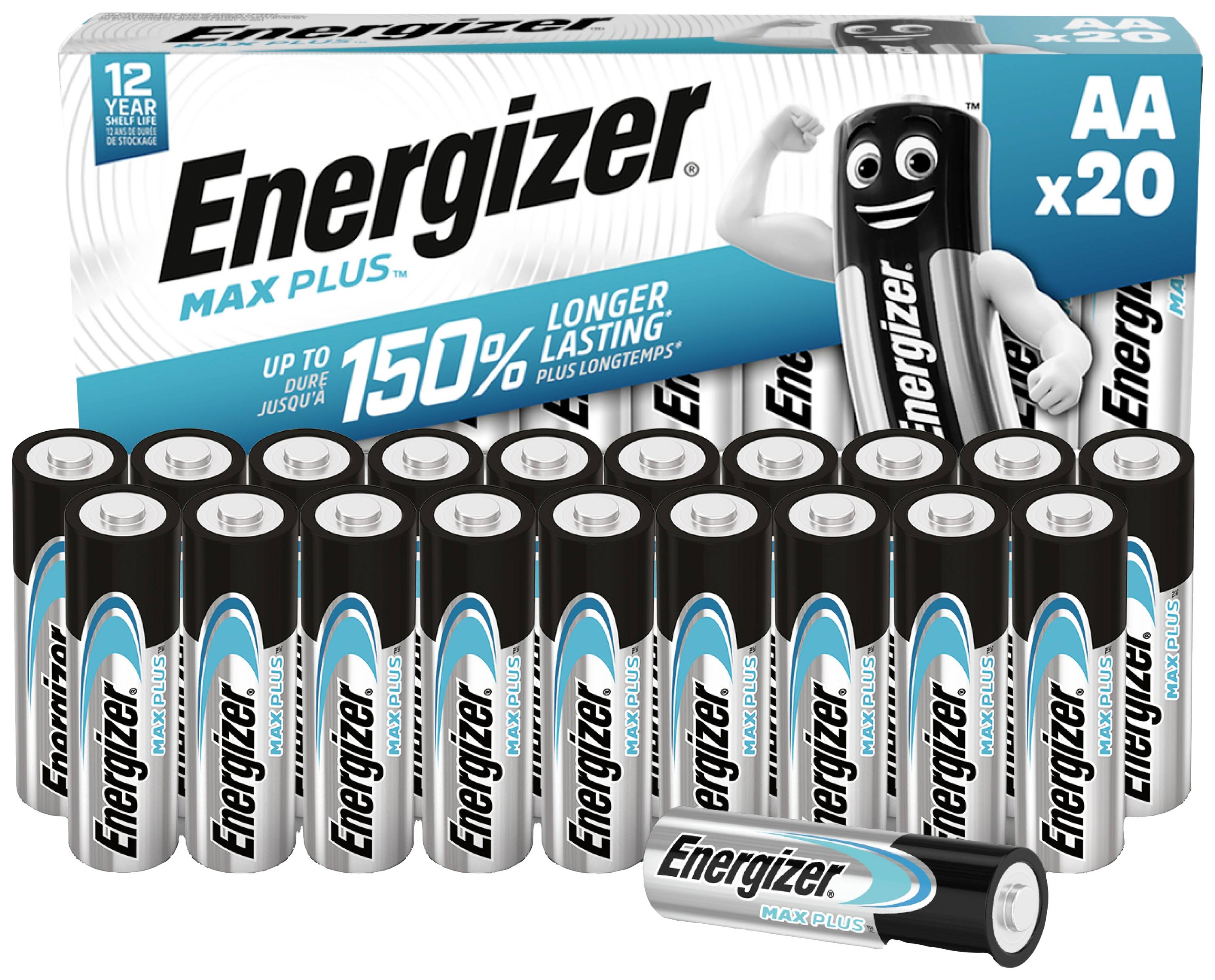 Ceruzaelem Energizer Max Plus Industrial Alkáli mangán 1.5 V 20 db