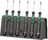 Wera 2050/6 Csavarhúzó készlet Elektronika- és finommechanika 6 részes Egyeneshornyú, Kereszthornyú Phillips, TORX Plus, Microstix